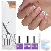 BTArtboxnails XCOATTIPS: contenido del kit para manicura rápida en casa