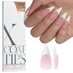 BTArtboxnails XCOATTIPS francesas: puntas para uñas en casa fáciles de aplicar.