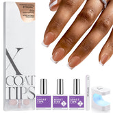 BTArtboxnails XCOATTIPS kit completo para uñas francesas y herramientas incluidas