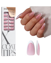 BTArtboxnails XCOATTIPS punta francesa rosada base brillo para francés clásico