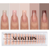 BTArtboxnails XCOATTIPS: punta francesa para manicura rápida y pulida.