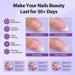 Top coat BTArtboxnails 15ml para brillo duradero en frances