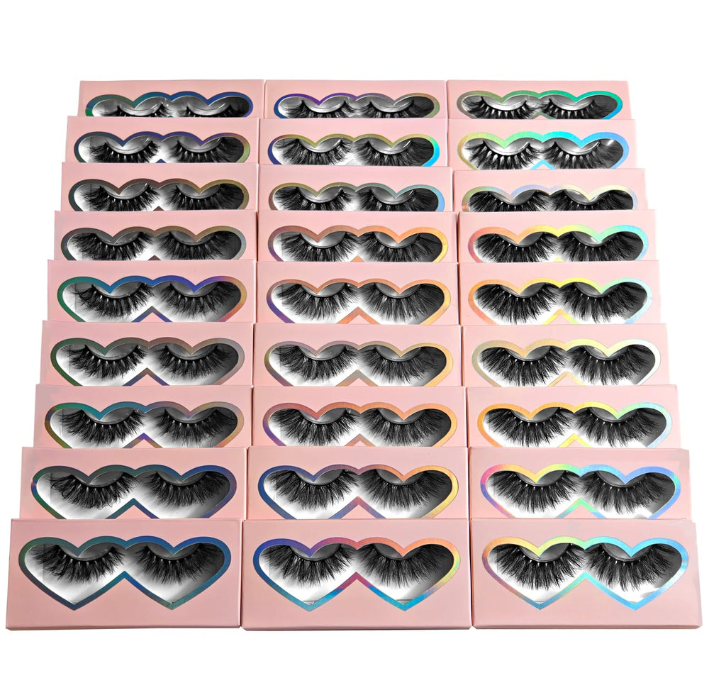 BTLLSSH Pestañas 3D5D, conjunto de 27 pares para look diario y versátil