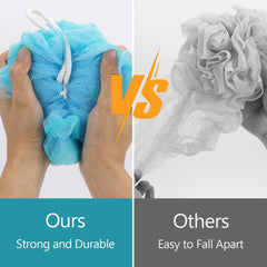 BTYMS exfoliacion amplia con malla suave para una piel suave