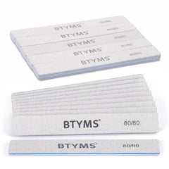 BTYMS lima rectangular 80-80 para uñas acrílicas.