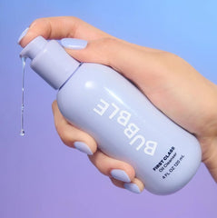Textura de aceite que se transforma en leche al enjuagar, piel suave