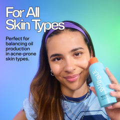Bubble Skincare Fresh Start Gel Cleanser extracto de menta para sensación fresca y calmante.