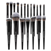 Bueart Design 19Pcs pinceaux visage et yeux, application fluide du teint
