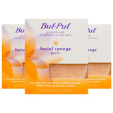 Buf-Puf esponja facial suave para limpieza diaria y piel más limpia.