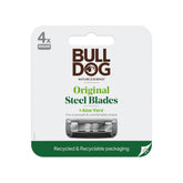 Bulldog Original Bamboo, recambios de hojas para afeitado cercano.