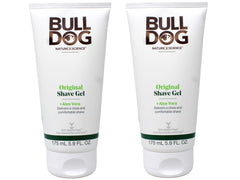 Bulldog Original Shave Gel: duo de botellas para afeitado suave y cómodo