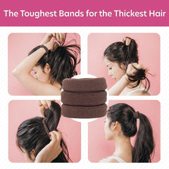 Burlybands ligas sin deslizamiento en acción durante ejercicio.