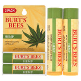 Burts Bees bálsamo labial cáñamo tubo, hidratación duradera para labios secos