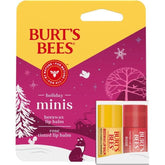 Burt's Bees bálsamo labial original mini, hidratación prolongada para labios secos.