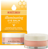 Burt's Bees bálsamo para ojos iluminador en frasco, ilumina la mirada y nutre la piel.