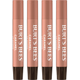 Burt's Bees Lip Shimmer Caramel, empaque elegante para uso diario con brillo cálido.