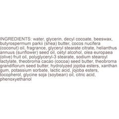 Burt's Bees textura no grasa; absorción rápida para uso diario.
