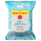 Toallitas micelares Burt's Bees coco loto para desmaquillar y limpiar la piel