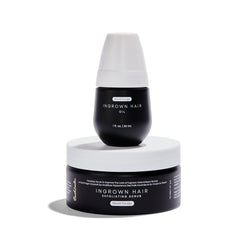 Bushbalm aceite para pelos encarnados en botella, hidrata y calma la piel.