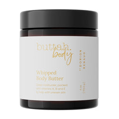 Buttah: pot de beurre fouetté au karité pour hydratation durable.