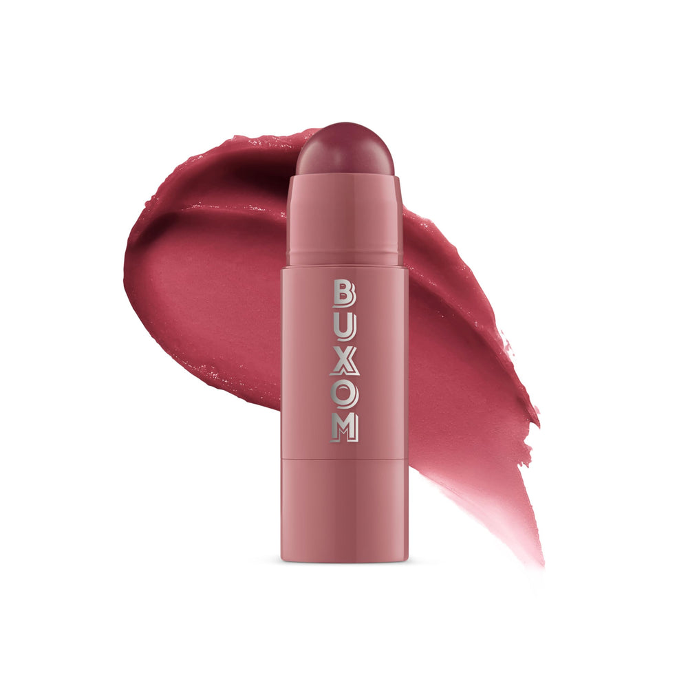 BUXOM Dolly Fever, bálsamo labial hidratante con tono personalizado.