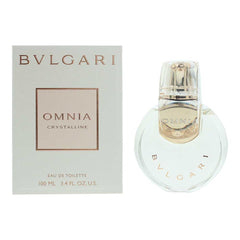 BVLGARI Omnia Crystalline, botella frontal, ideal para uso diario ligero y fresco.