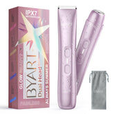 BYART afeitadora eléctrica para mujer, uso en cuerpo y cara para piel suave.