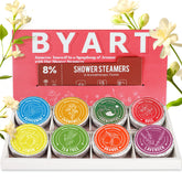 BYART vaporizadores de ducha en empaque elegante, ideal para relajación.