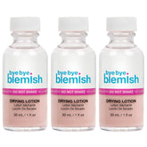 Bye Bye Blemish lot de 3 flacons, traitement ciblé des boutons pendant la nuit.
