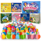 BYGGVIR bomba de baño para niños con regalo dentro, sorpresa al abrir