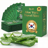 by.H gel de aloe vera tamaño viaje, 30 sobres, ideal para viajar.
