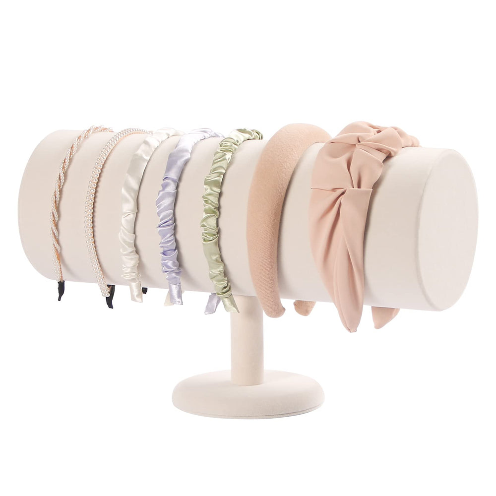 ByKen porta diademas barra T, soporte estable para diademas y accesorios en la mesa