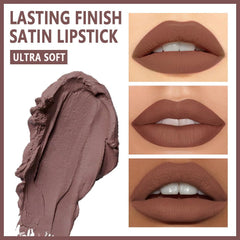 CAKAILA labial mate nude claro, tono natural para looks discretos.