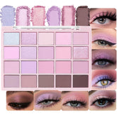 CAKAILA paleta de sombras 20 colores, vista frontal, amplia selección para maquillajes variados