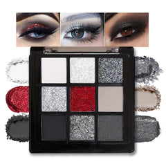 CAKAILA paleta de sombras ahumadas abierta para looks versátiles