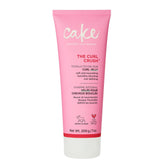 Cake Beauty Curl Jelly, botella y aplicación suave para rizos definidos y brillantes.