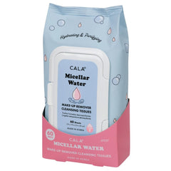 CALA: toallitas desmaquillantes micelares para limpieza suave y eliminar maquillaje resistente al agua