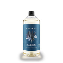 Caldrea Jabón Mano relleno Basil Blue Sage, práctico para rellenar dispensadores y mantener fragancia.