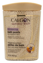Calgon Ageless Renewing Pearls en botella, experiencia de baño lujosa para relajación diaria