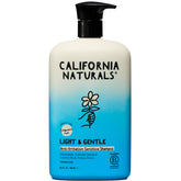 California Naturals champú suave para cuero cabelludo sensible, mostrado en la botella