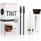 Callmynm kit coloración pestanas-cejas: empaque compacto para uso en casa.