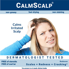 CalmScalp textura ligera que se seca rápido sin grasa