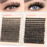 Pestañas calphdiar racimos, conjunto ligero para un look natural diario.