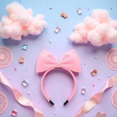 Diadema Calsgkspray, lazo dulce para fiestas, cómodo ajuste para uso prolongado