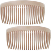 Camila Paris CP2912: peine lateral francés grande en tono natural para recogidos elegantes.