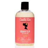Camille Rose Guava Slip Detangling Shampoo bottle for detangling and hydration.