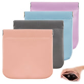 CANIPHA bolsa cosmética de piel de cordero en 4 colores para organización diaria.