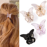 Canitor clip cabello mariposa negro 1-9 pulgadas, sujeción diaria para peinados rápidos.
