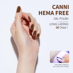 Gel de alta pigmentación CANNI facilita color profundo.