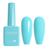 Esmalte gel azul pastel de CANNI para un color suave y duradero.